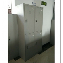 國(guó)產(chǎn)更衣柜 900*1850*400 鐵 厚0.7厚 灰白色 四門(mén)兩節(jié) 計(jì)價(jià)單位：組