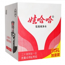 娃哈哈 純凈水飲用水 5.5L*4桶裝計(jì)價(jià)單位：箱