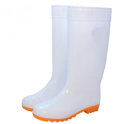 企普白色雨靴