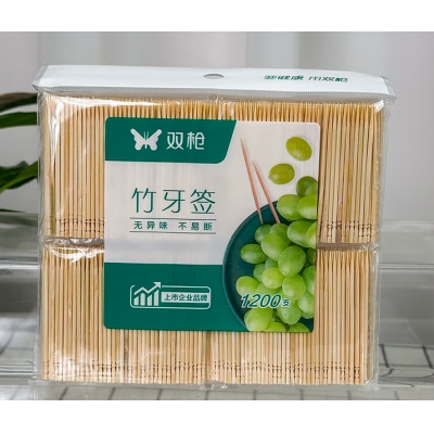 雙槍1200支竹牙簽YQ1112