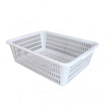 企普 白色塑料筐37*10